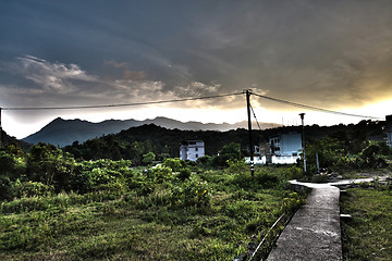 Image showing Village in countryside of Hong Kong, HDR image.