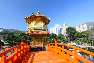 Image showing The Pavilion of Absolute Perfection in the Nan Lian Garden 