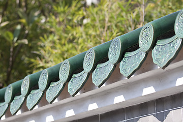 Image showing Chinese temple roof