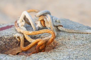 Image showing Close-up of rope