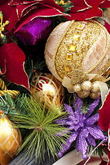 Image showing Christmas decorations background