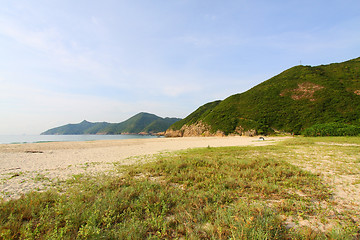 Image showing Ham Tin Wan beach in Hong Kong