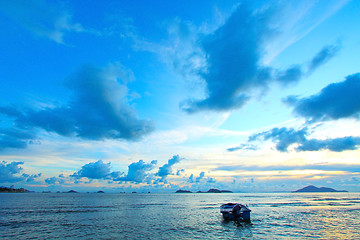 Image showing Seascape in Hong Kong along the coast