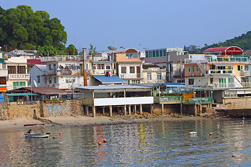 Image showing Lamma Island, one of the outlying island in Hong Kong.