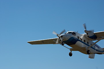 Image showing Skydiver's plane