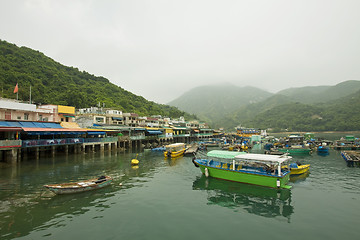 Image showing Fishing village in Hong Kong, Lamma Island
