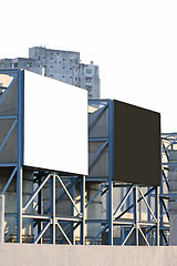 Image showing Blank billboard outdoor for advertisment