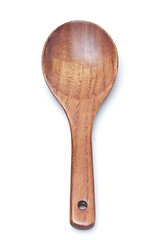 Image showing Wooden spoon isolated on white background