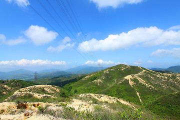 Image showing Mountain valley in Hong Kong 