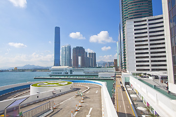 Image showing Hong Kong skyline at day