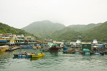 Image showing Fishing village in Hong Kong