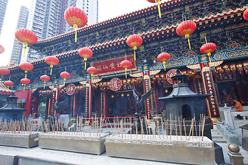 Image showing Wong Tai Sin Temple in Hong Kong at day