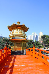 Image showing The Pavilion of Absolute Perfection in the Nan Lian Garden 