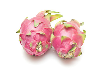 Image showing Dragonfruits isolated on white background