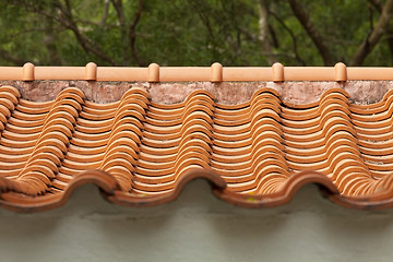 Image showing Chinese temple roof