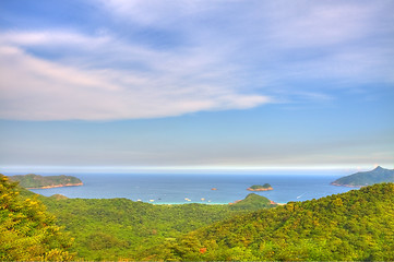 Image showing Coastal landscape in Hong Kong, HDR image. 