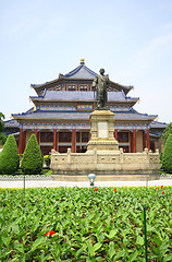 Image showing Sun Yat-sen Memorial Hall landmark in Guangzhou, China 