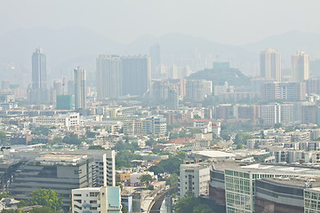 Image showing Kowloon area of Hong Kong downtown at day time