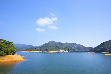 Image showing Shing Mun Reservoir in Hong Kong