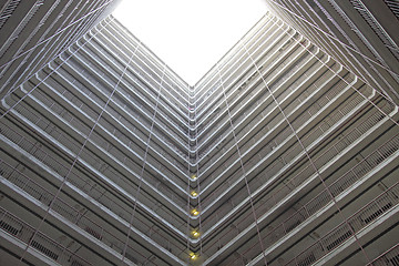 Image showing Packed Hong Kong public housing