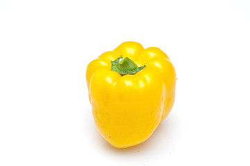 Image showing Yellow pepper isolated on white background