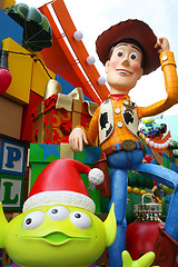 Image showing HONG KONG - 13 NOV, Toy Story Christmas decorations release in H