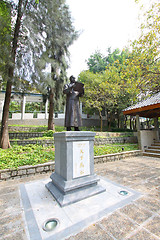 Image showing Sun Yat-sen Statue in Hong Kong