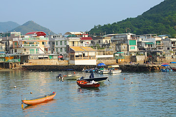 Image showing Lamma Island, one of the outlying island in Hong Kong.