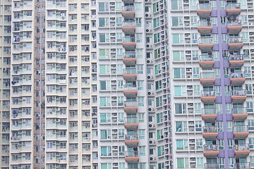 Image showing Hong Kong apartment blocks