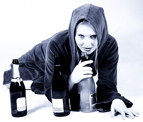 Image showing Alkoholkrank