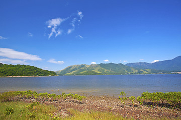 Image showing Coastal landscape in Hong Kong Geo Park