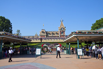 Image showing Hong Kong Disneyland entrance