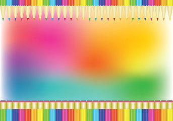 Image showing rainbow background 