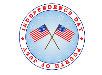 Image showing Independence Day sign