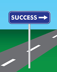 Image showing road sign Success