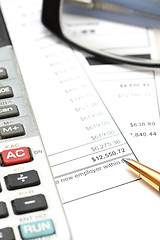 Image showing Accounting and charts