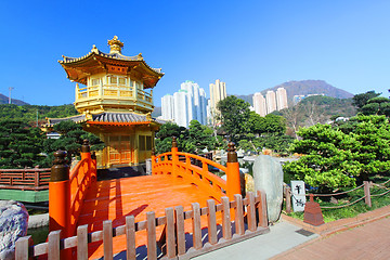 Image showing The Pavilion of Absolute Perfection in the Nan Lian Garden 