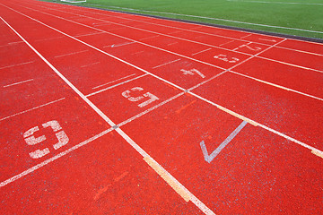 Image showing Running track