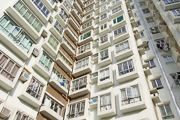 Image showing Hong Kong apartment blocks