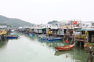 Image showing Tai O, fishing village in Hong Kong