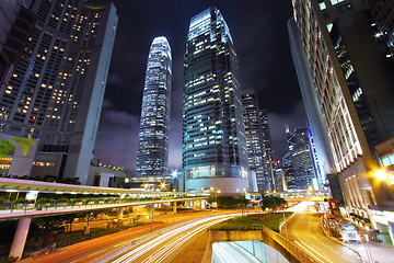 Image showing Hong Kong at night