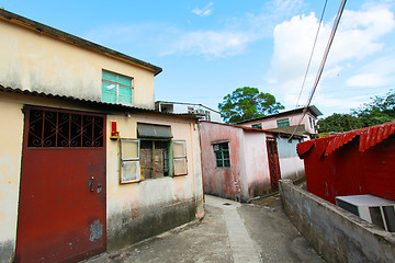 Image showing Rural houses in Hong Kong at day