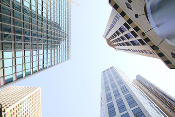 Image showing Office buildings in Hong Kong