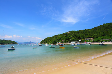 Image showing Beach in Hong Kong at day time