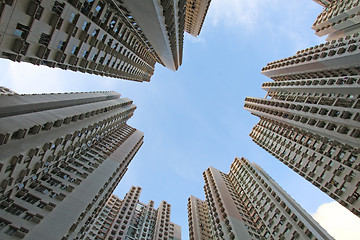 Image showing Hong Kong housing estate 