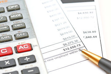 Image showing Accounting and charts