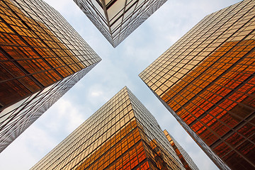 Image showing Office buildings at day time