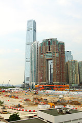 Image showing Hong Kong at day with construction site