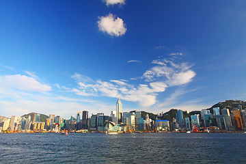 Image showing Hong Kong harbour