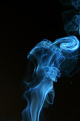 Image showing Abstract smoke isolated on black 